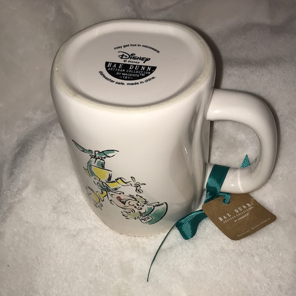 Rae Dunn double sided Disney Mad Hatter Alice in Wonderland Mug NEW! Tea Cup - Picture 4 of 4
